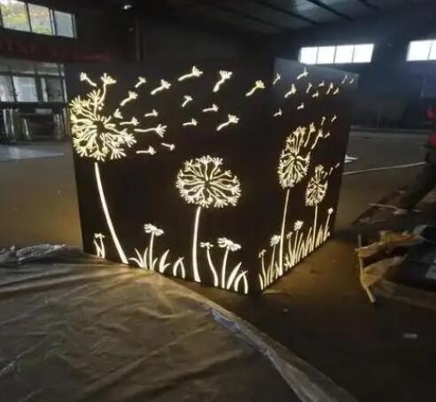 滦县耐候钢灯箱